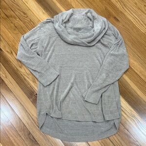 Women's tan Cowl Neck Sweater